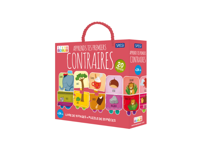 Steam Puzzle "Apprends tes 1ers contraires"