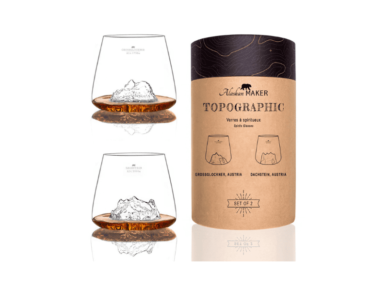 Set de 2 verres à whisky «Grossglockner-Dachstein"